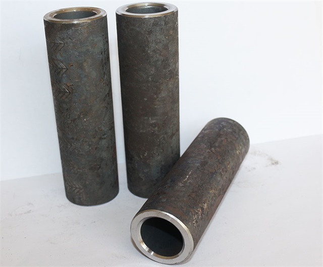 市中冷挤压钢筋套筒应该怎么样激光打标